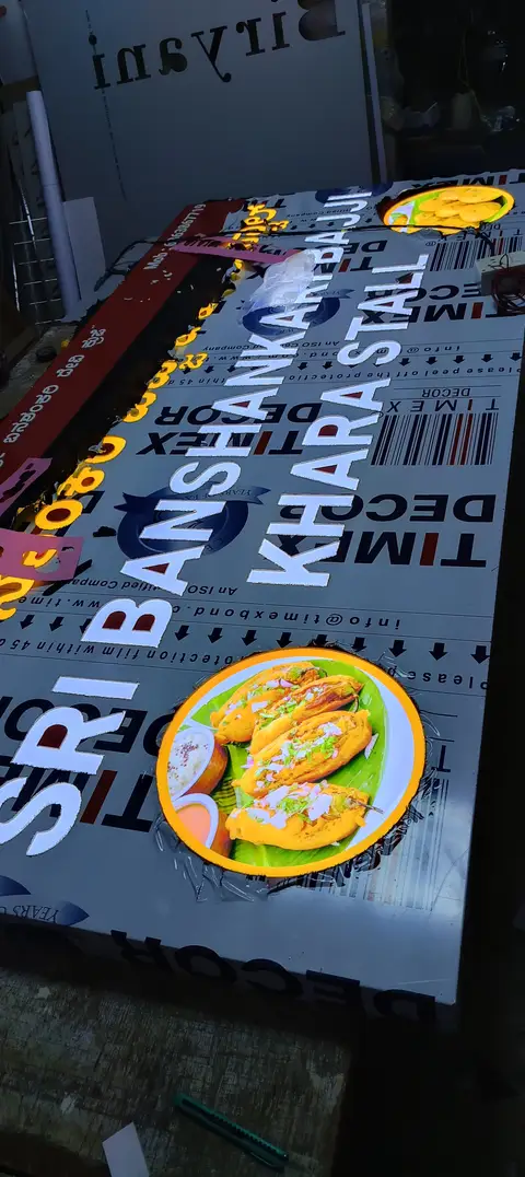 Lit signboard — 2D SIgnage made by LED Display Mart, Bengaluru