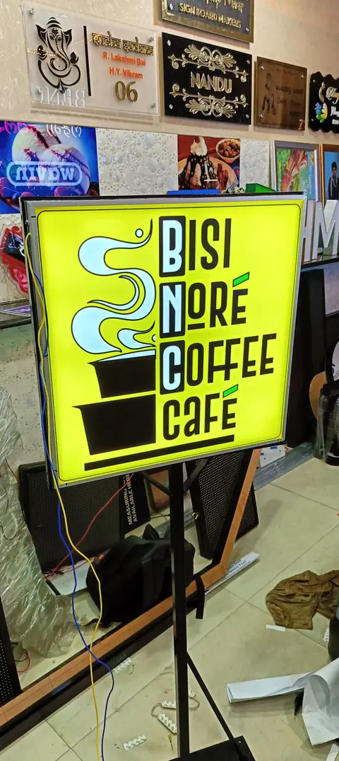 Double-side light box made by LED Display Mart, Bengaluru