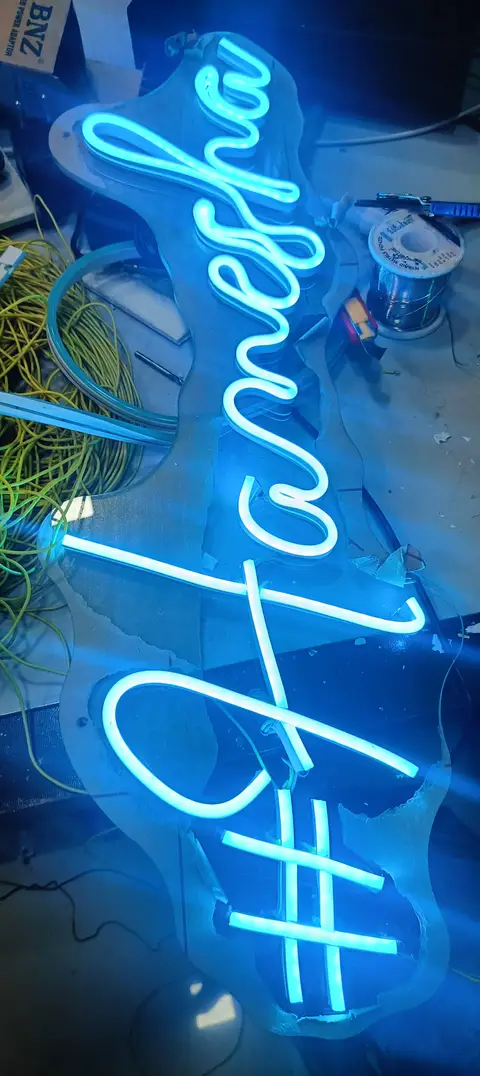 Neon sign made by LED Display Mart, Bengaluru