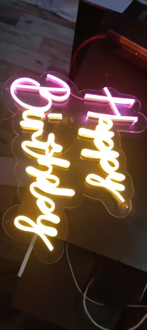 Neon sign made by LED Display Mart, Bengaluru
