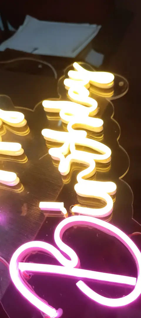 Neon sign made by LED Display Mart, Bengaluru